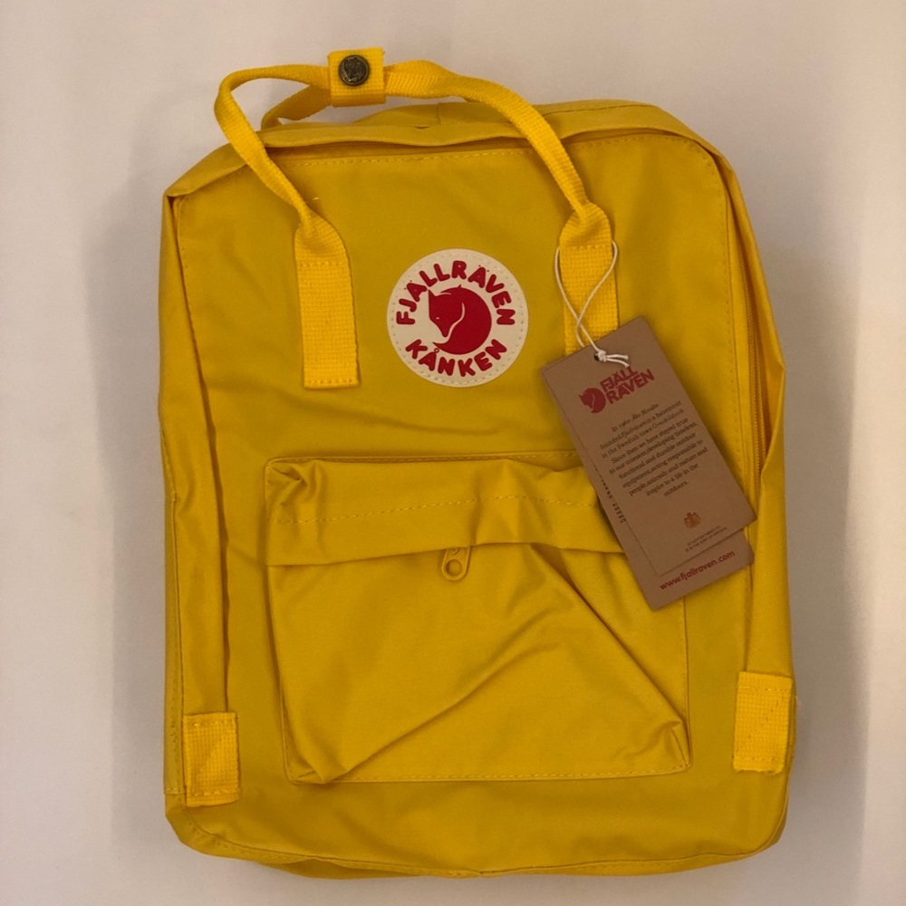 NWT Fjallraven Kranken 16 liter bag yellow